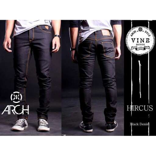 a pair of black jeans