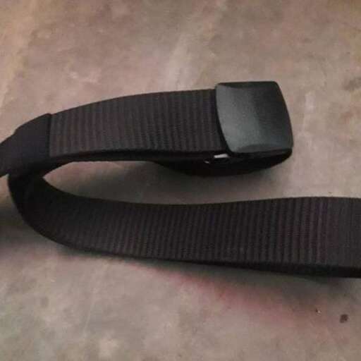 the strap is made from a single strap.