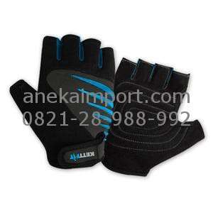 gloves in black and blue