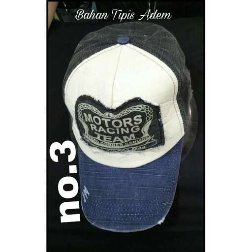 a hat with the logo of a motorcycle racer.