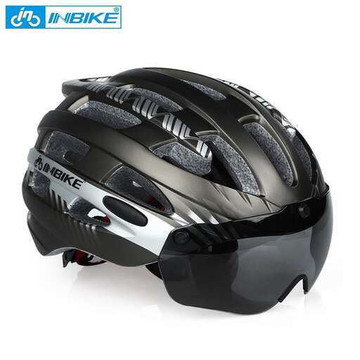 the helmet is made of plastic.