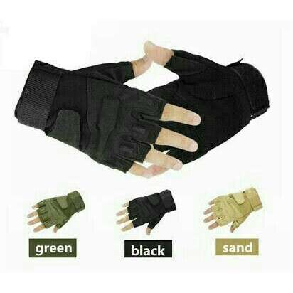 gloves for the hands of a man
