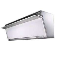 a modern lamp in white and silver