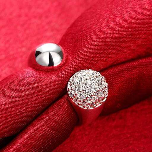 a ring made of diamonds