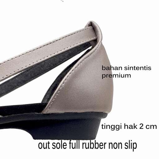 a shoe that is made out of leather.