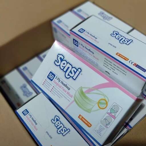 a box of toilet paper in a box.