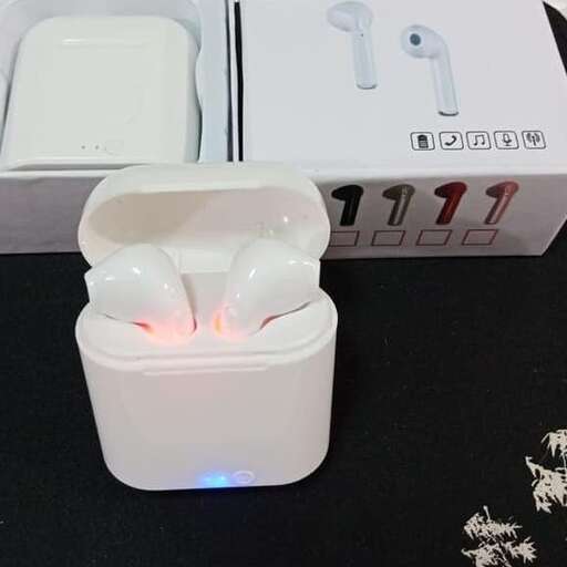 a white box with a red light inside of it