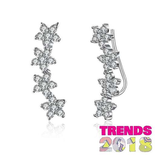 the earrings in the style of the original