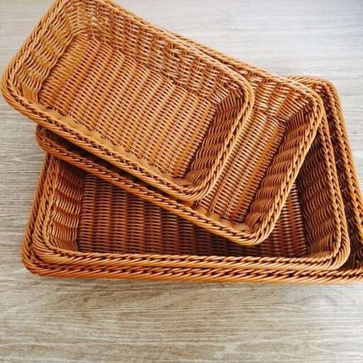 a basket made from a single piece of wood.