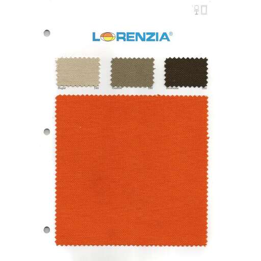orange and brown in a square