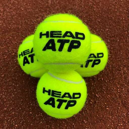 head back of tennis balls