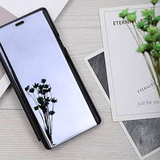 a smart phone is shown with a flower in it.