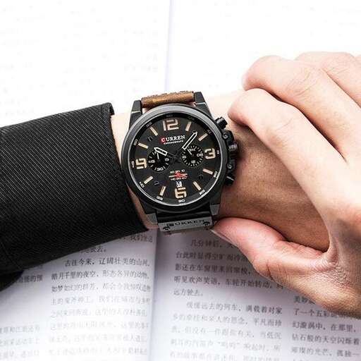the watch is a watch that can be worn by a man.
