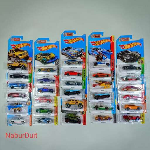 a selection of cars in a row
