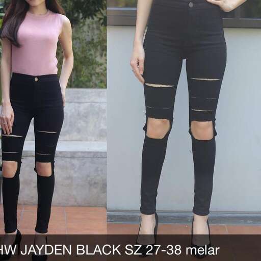 person - black leggings with a pink top and black leggings