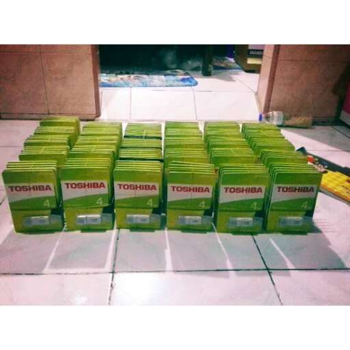 boxes of green boxes for the new store