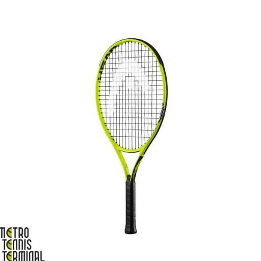 a tennis racket with a face on it.
