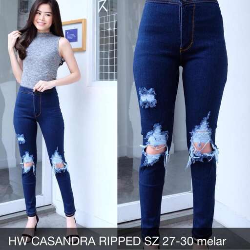 jeans with a high waist