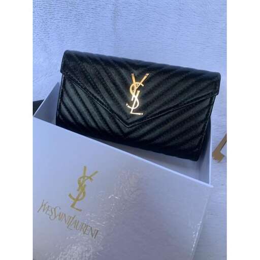 the new black and gold jewelry box in the new store.