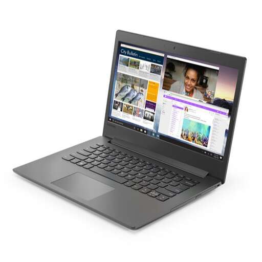 a laptop computer with a picture of a man on the screen.