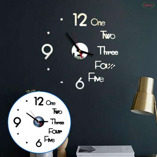 a clock with a clock on it is shown on a wall.