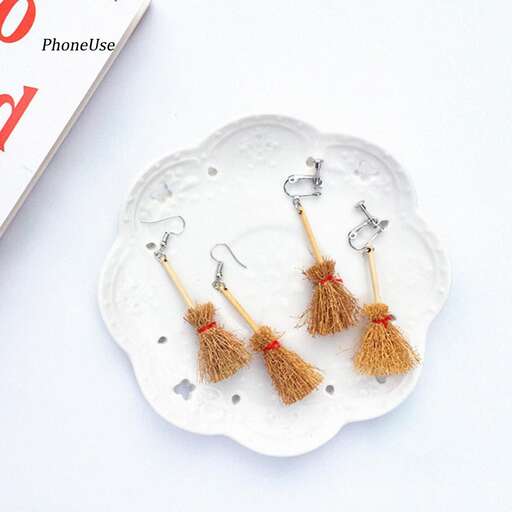 a pair of vintage earrings