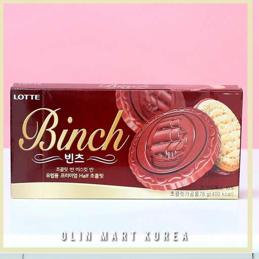 a box of chocolates with a pink background.