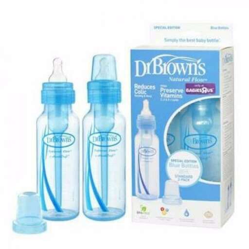 a set of three bottles with blue lids.