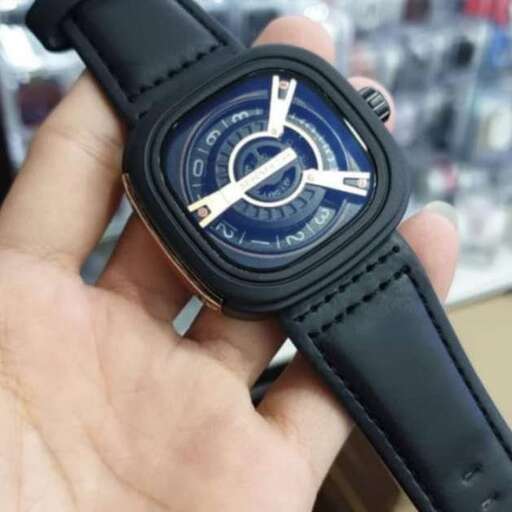 the watch is made from a single piece of plastic.