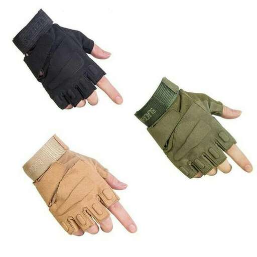 a pair of gloves with a finger pointing