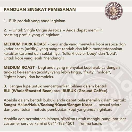 the menu for the coffee shop