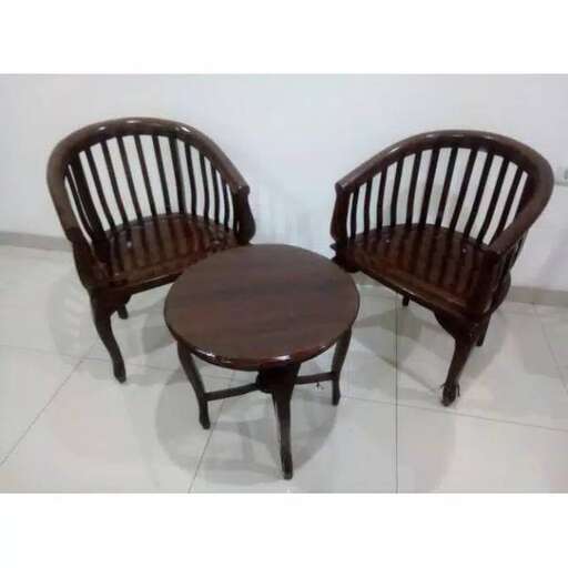chairs with a round table