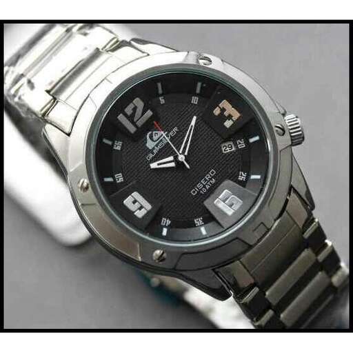 the watch is a watch that is made of steel.