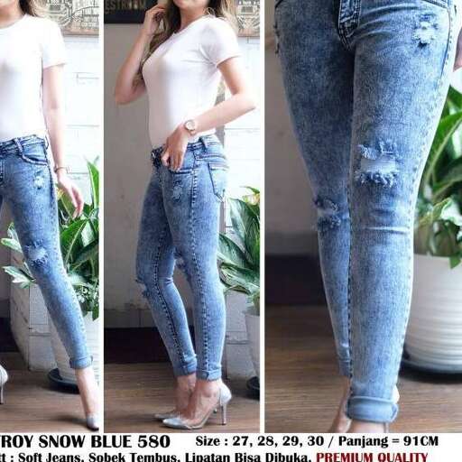 jeans with a cut out