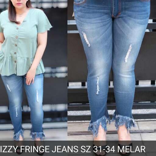 jeans with a cut out top