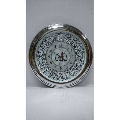 clock with a design of a face