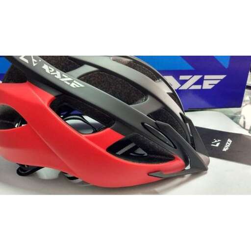 the helmet is made of plastic and is available in colors.