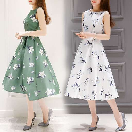 the dress is a long skirt with a long skirt and a long skirt.