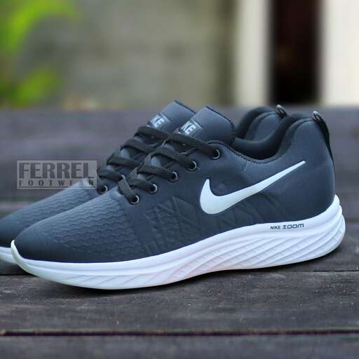 the shoe is a sneaker that is made from % recycled materials and is now available in black, white and blue.