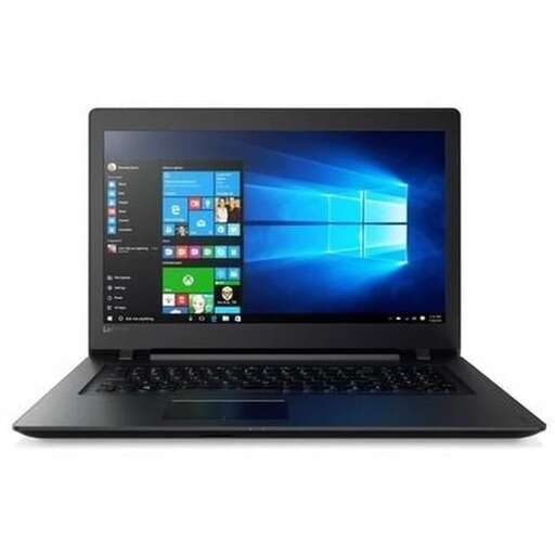 a laptop computer with a blue screen and a screen.