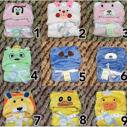 a set of cute little stuffed animals