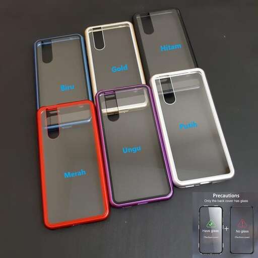 three cell phones are shown with different colors.