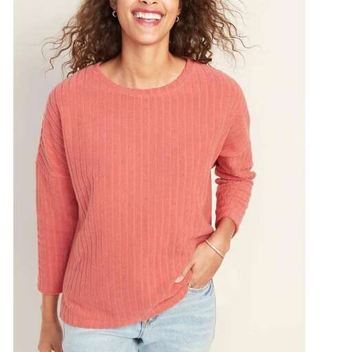 this sweater is made from a vintage sweater.