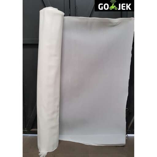 the folded towel is folded in half.
