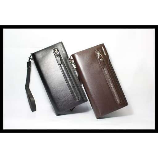 a leather wallet with a strap attached to it.