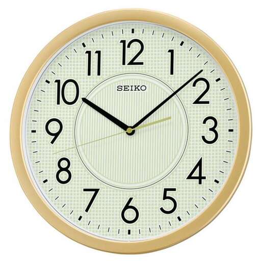 a clock that is on a white background