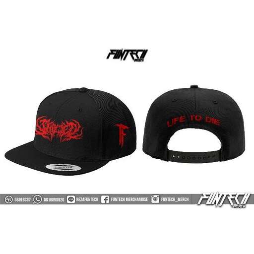 a hat with the logo on it.