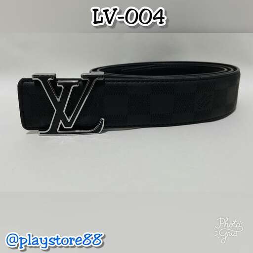leather belt with a l - shaped buckle