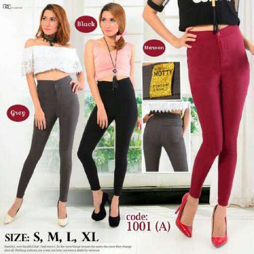 a fashion look featuring long sleeved top, leggings and pants.