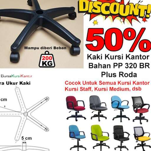 a picture of a chair with a lot of office supplies.